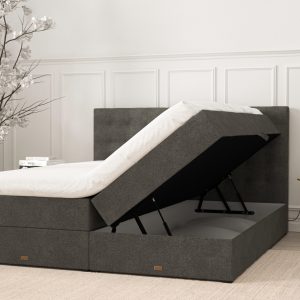 SÖVNN Freya Boxseng Med Opbevaring - 180x200 - Grå