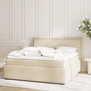 SÖVNN Elva sengeramme - 180x200 - Lys beige