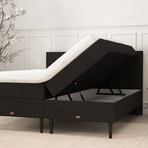 SÖVNN Nora Boxseng Med Opbevaring - 180x200 - Sort